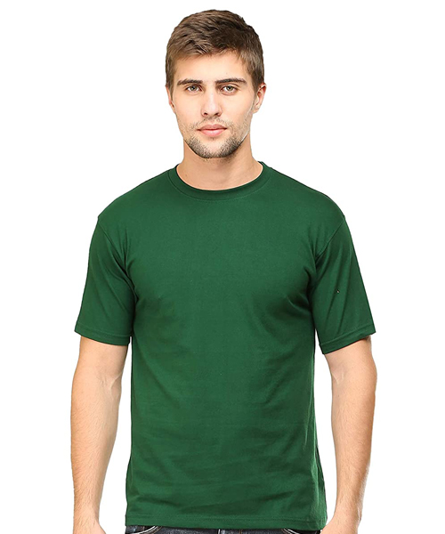 Basic Round Neck 100% Cotton T-Shirts - Tirupur Brands