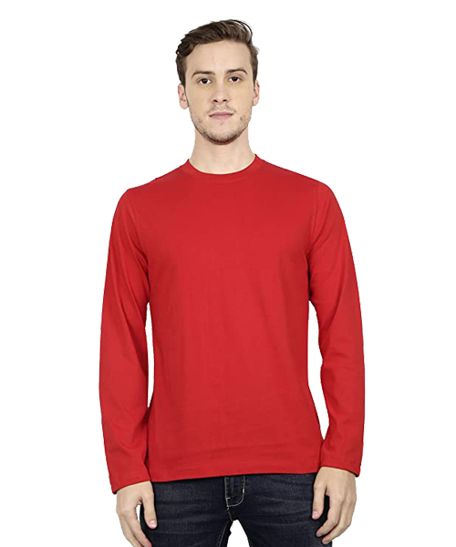 Full Sleeve T-Shirt 180 GSM (100% Cotton) - Tirupur Brands