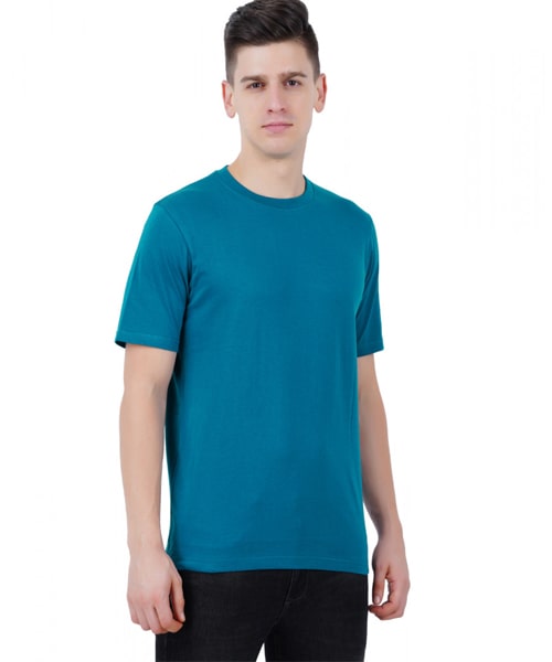 Black Male 160 GSM Pure Cotton T-Shirt at Rs 98/piece in Noida