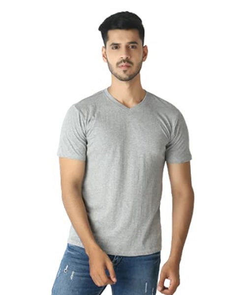 V Neck High Quality T Shirts - Tirupur Brands
