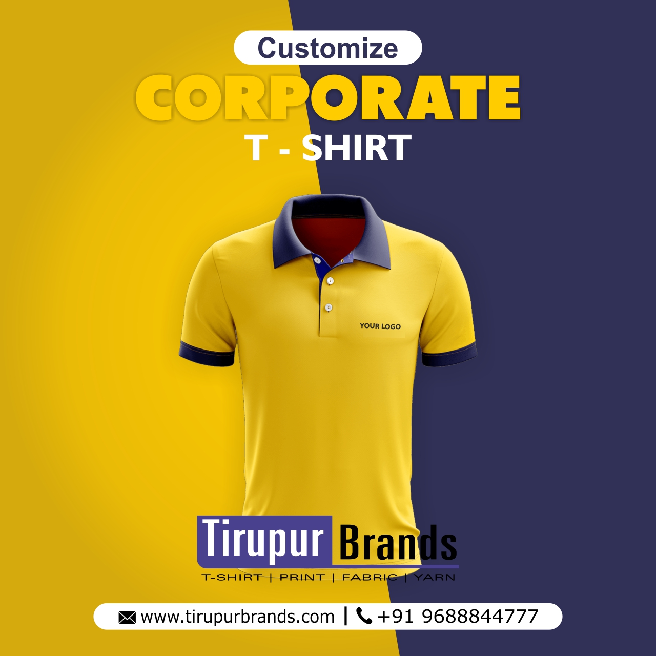 Corporate T-Shirts Manufacturer in Tirupur-Customized Cotton Tees