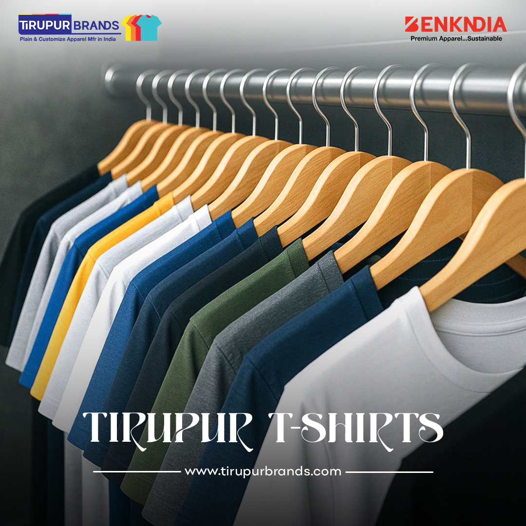 Tirupur Premium T-Shirt Makers – Quality Cotton Tee Manufacturers – Bulk T-Shirt Suppliers in Tirupur – Regular Fit and Stylish Tee Options